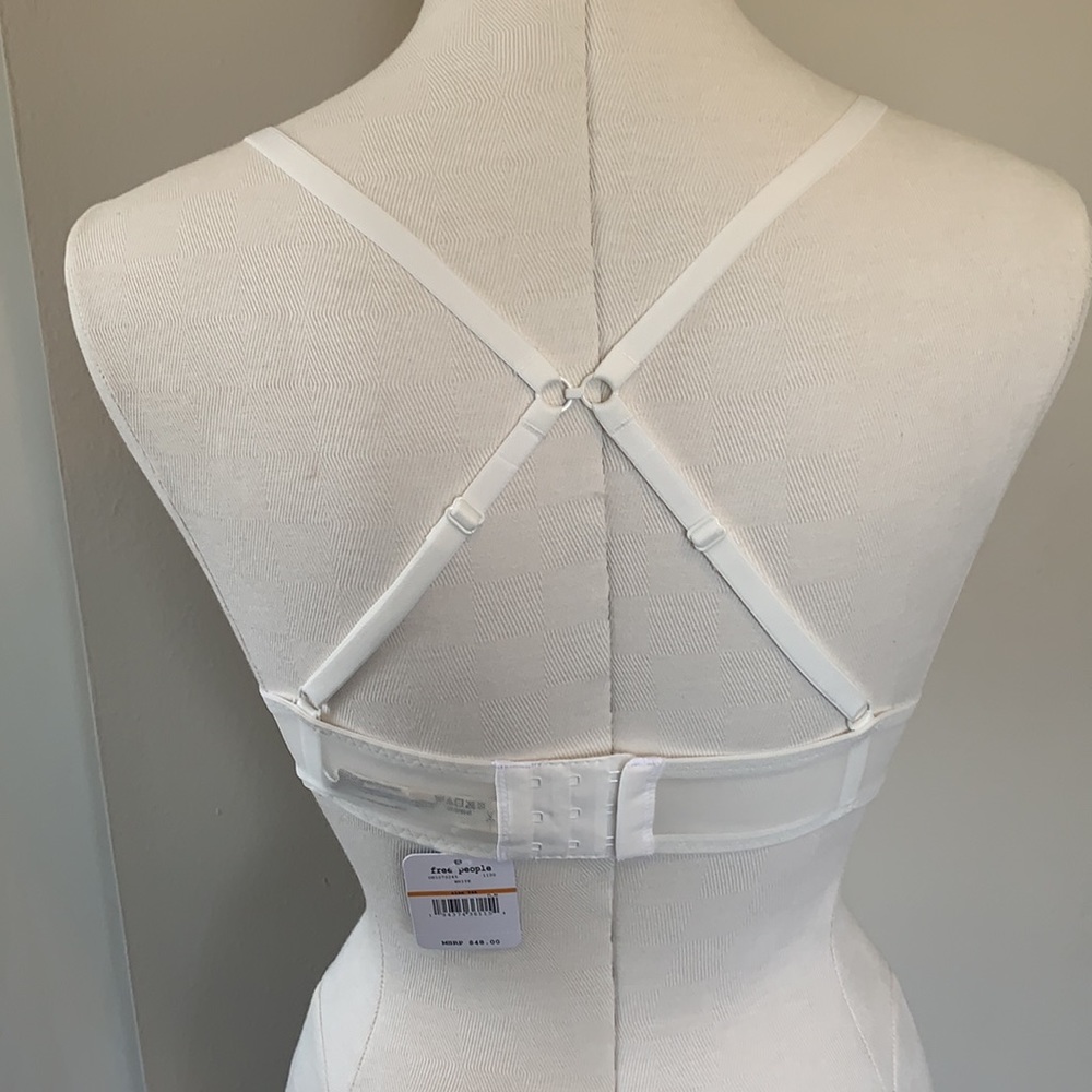 34A NWT Free People LAST ONE! Veronica Underwire Bra - White - Picture 7 of 8